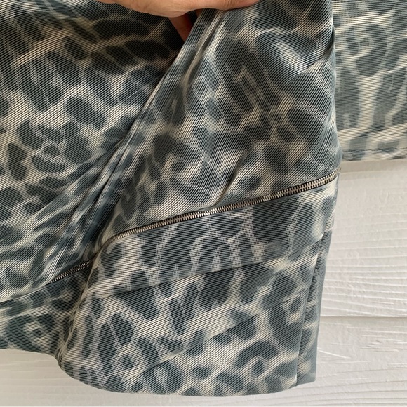 Jay Ahr one Sleeve mini dress size 36 zipper details lined rushing bodycon - Picture 7 of 16